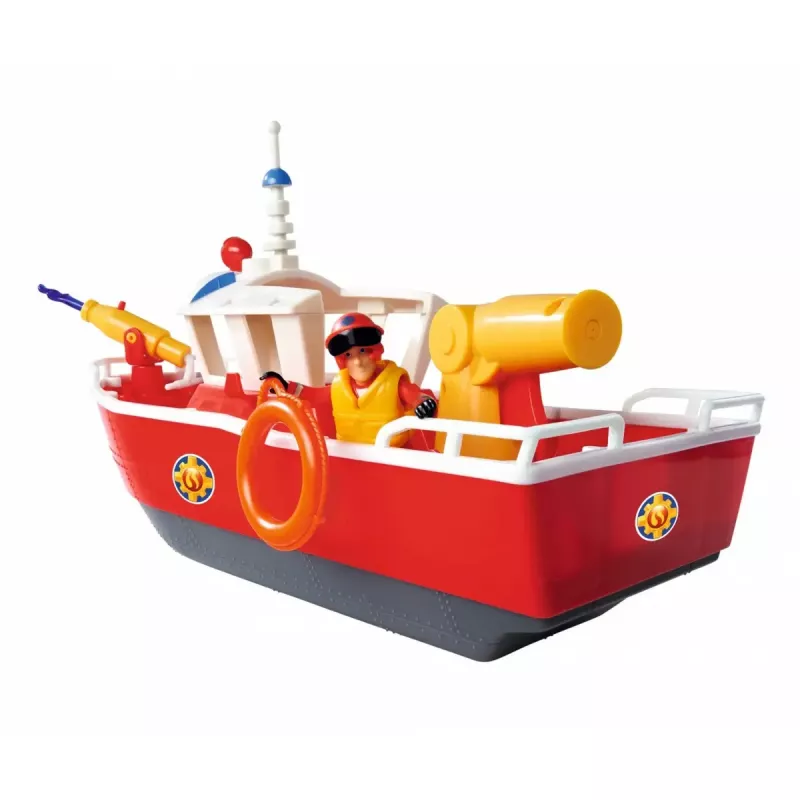 Toy fireboat Simba‑Dickie Fireman Sam Titan Fireboat, vehicle playset
