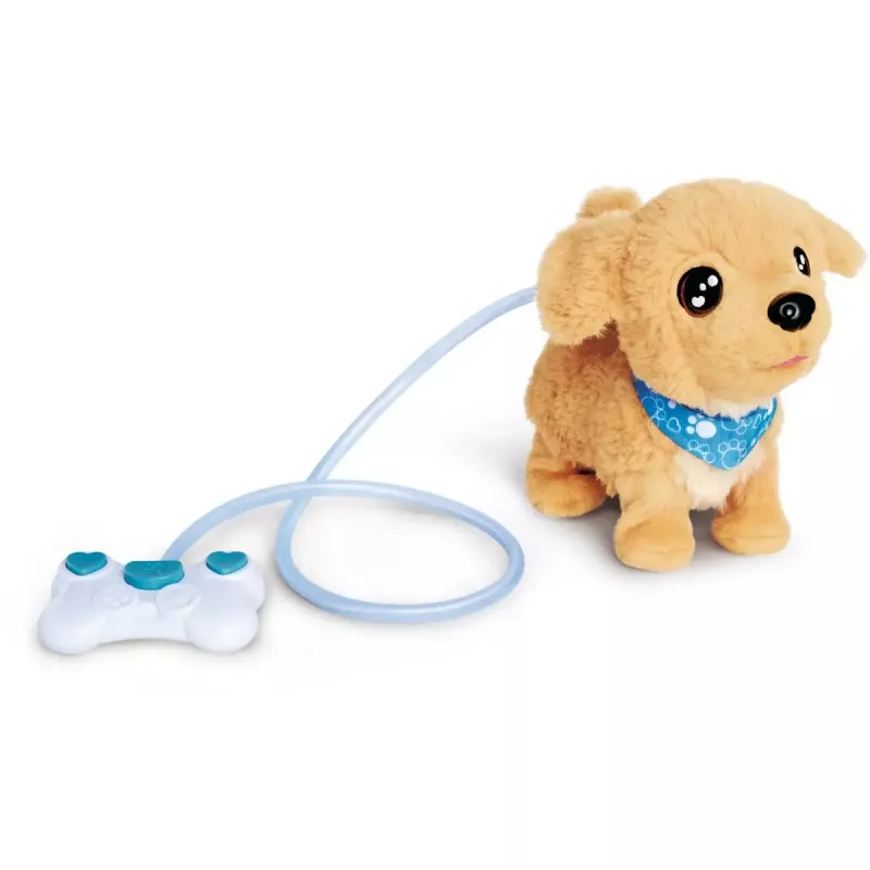 Simba ChiChi LOVE Loomy Golden Retriever Soft Toy, 20 cm, Beige and Pink