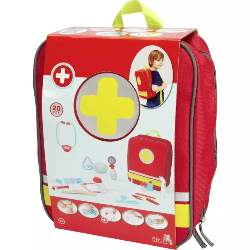 Emergency doctor backpack playset Simba-Dickie – role play medical kit for children