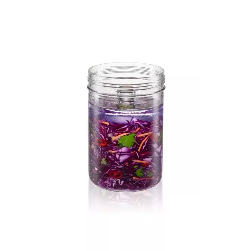 Fermentation jar 1 L GEFU NATIVO G-15810, glass jar with airlock lid for pickling and lacto-fermentation