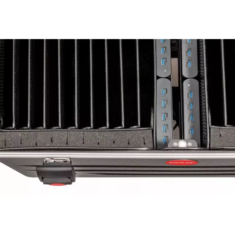 Portable device management cart Parat 20872015116 Black Floor placement for Laptops and Tablets