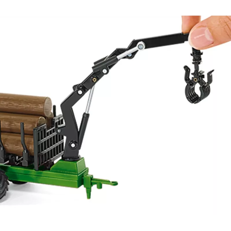 Tractor toy Siku 1954 — metal and plastic play vehicle, brown/green, age 3+