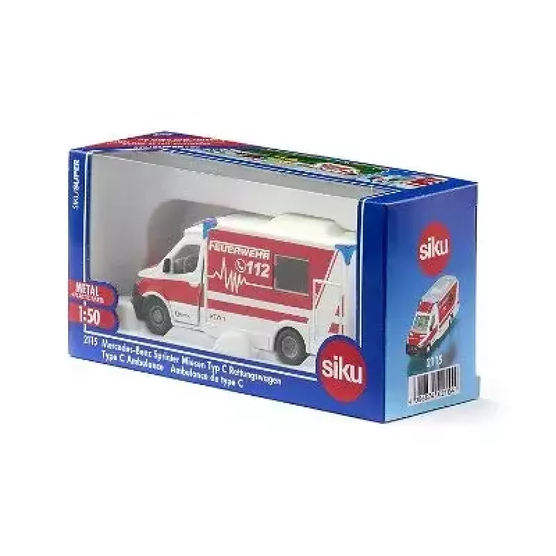 Siku Mercedes-Benz Sprinter Miesen Type C Ambulance Ambulance model Preassembled 1:50