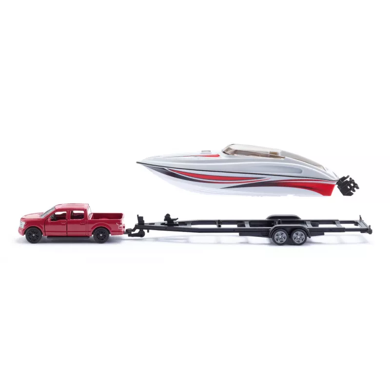 Siku Ford F150 with motorboat Car model set Preassembled 1:50