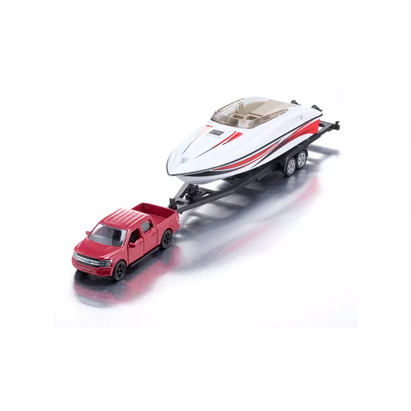 Siku Ford F150 with motorboat Car model set Preassembled 1:50