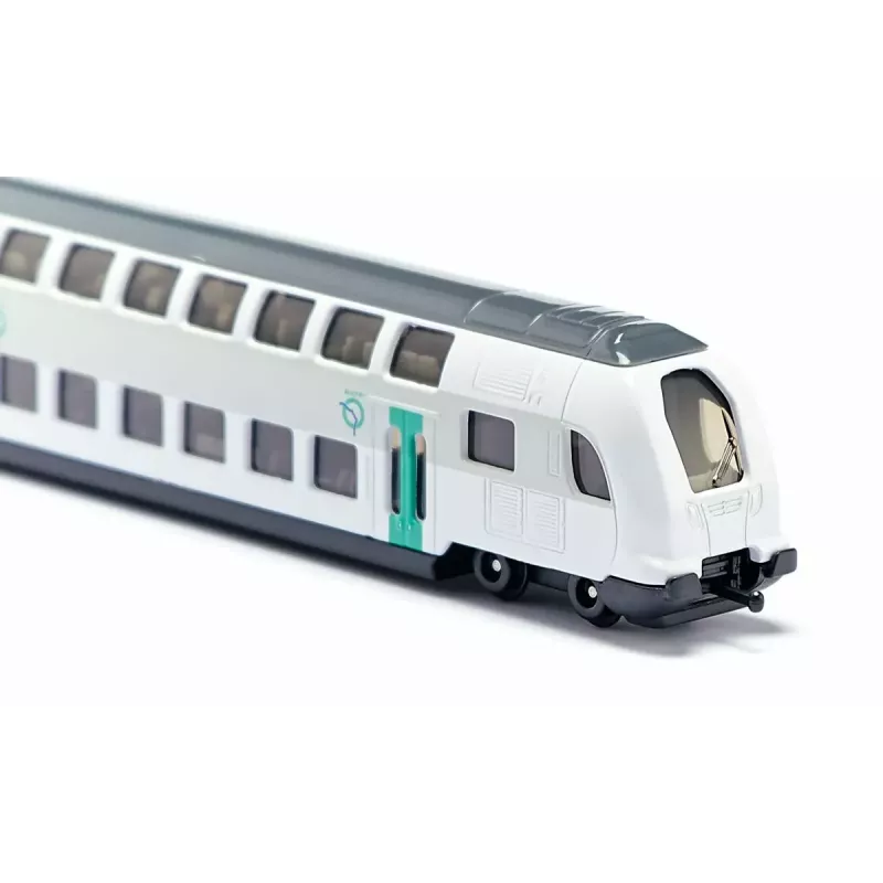 Train Siku RATP DOUBLE-DECK TRAIN Metal Plastic Black Blue Grey