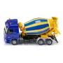 Toy truck mixer Siku 1:50 scale, red and white model, die-cast construction