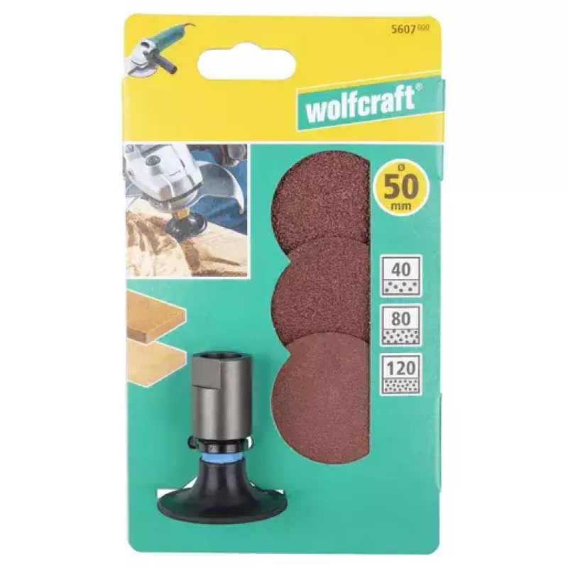 Grinding disc Wolfcraft GmbH 5607000 Suitable for Metal Wood