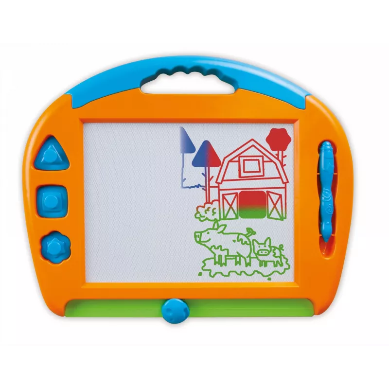 Children's magnetic drawing board Simm Spielwaren Colour magic drawing board big