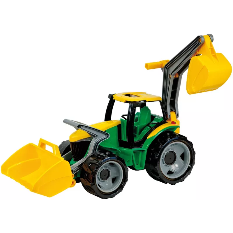 Tractor Lena GIGA TRUCKS ZL-02080 with front loader & excavator