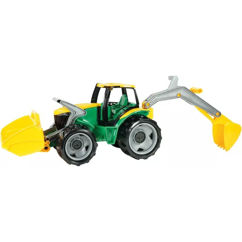 Tractor Lena GIGA TRUCKS ZL-02080 with front loader & excavator