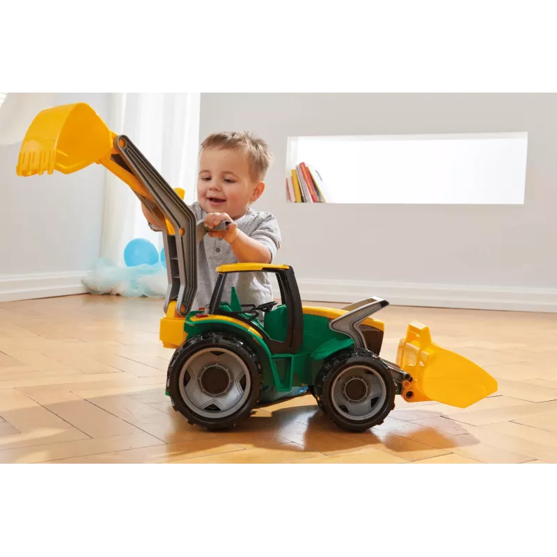 Tractor Lena GIGA TRUCKS ZL-02080 with front loader & excavator