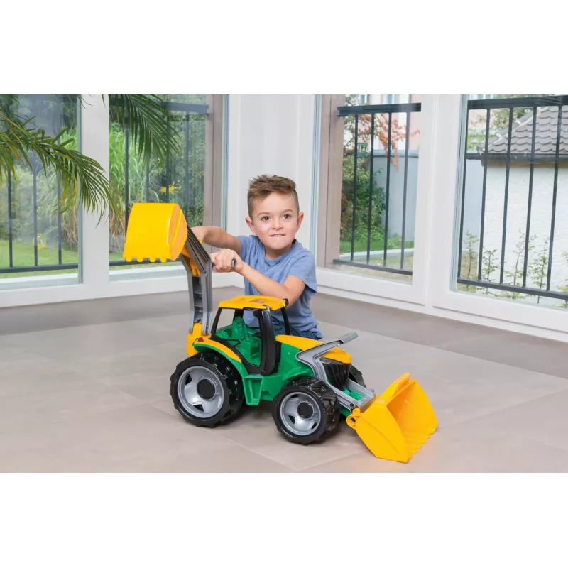 Tractor Lena GIGA TRUCKS ZL-02080 with front loader & excavator
