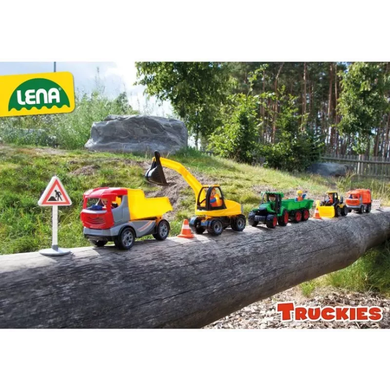 Lena Truckies Garbage Truck, Truck, 2 yr(s), Plastic, Grey, Orange