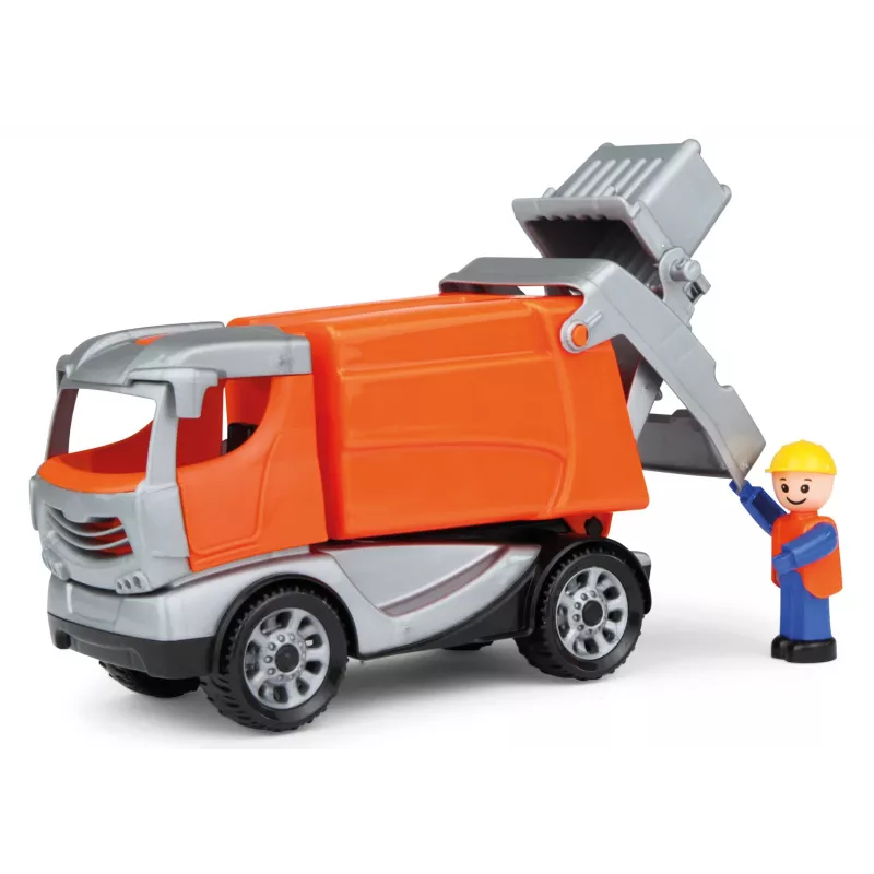 Lena Truckies Garbage Truck, Truck, 2 yr(s), Plastic, Grey, Orange