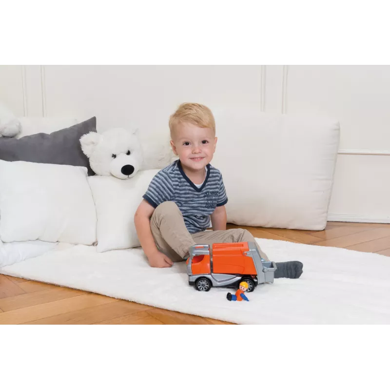 Lena Truckies Garbage Truck, Truck, 2 yr(s), Plastic, Grey, Orange