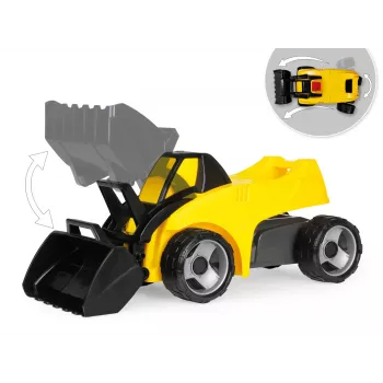 Loader Lena GIGA TRUCKS 02145 Plastic Steel Black Yellow