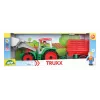 Toy tractor with hay trailer Lena Truxx 04428 open box – plastic play set