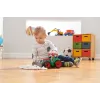 Toy tractor with hay trailer Lena Truxx 04428 open box – plastic play set