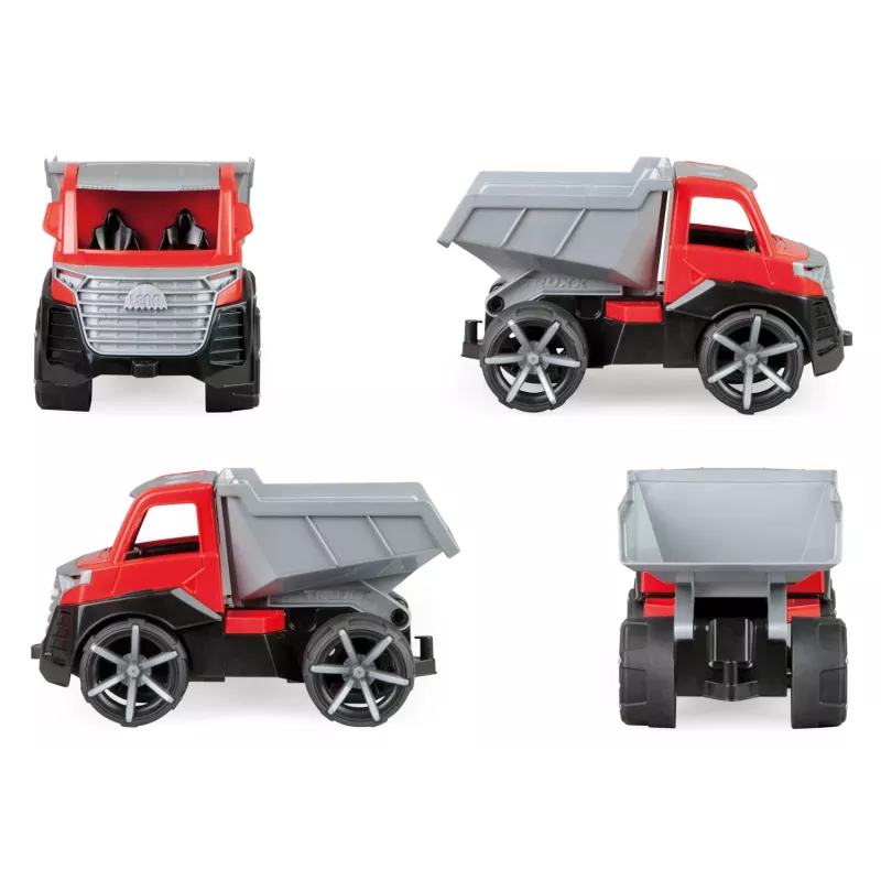 Dump truck Lena TRUXX 29cm Rubber Steel Grey Red