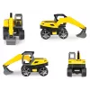 Excavator toy Lena TRUXX SM04531, recommended age 2+, grey and yellow