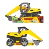 Excavator toy Lena TRUXX SM04531, recommended age 2+, grey and yellow