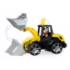 Excavator toy Lena TRUXX SM04532, rubber and steel construction, grey/yellow, for ages 2+