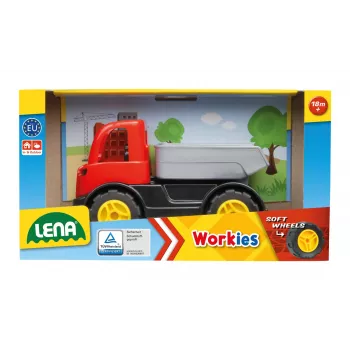 Dump truck toy Lena 01260 — sturdy construction, colorful design, children's play vehicle