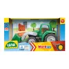 Toy tractor Lena Workies 01263 with shovel — plastic ride-on construction toy, suitable for outdoor and indoor play