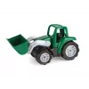 Toy tractor Lena Workies 01263 with shovel — plastic ride-on construction toy, suitable for outdoor and indoor play