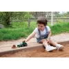 Toy tractor Lena Workies 01263 with shovel — plastic ride-on construction toy, suitable for outdoor and indoor play