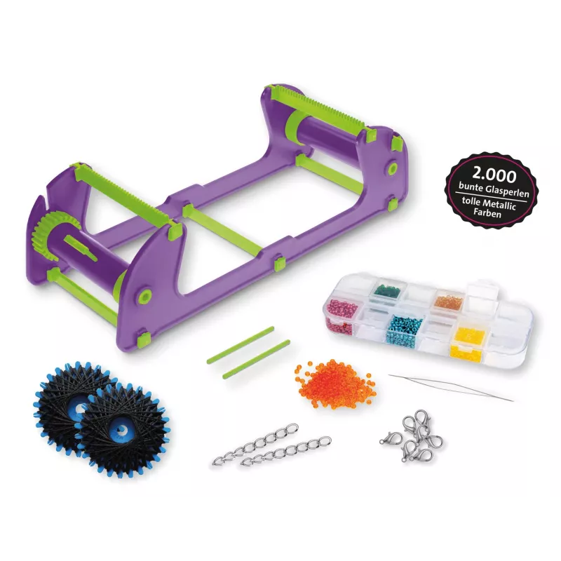 Bead Weaving Frame Lena 42722 Rocailles — adjustable height, lightweight crafting loom