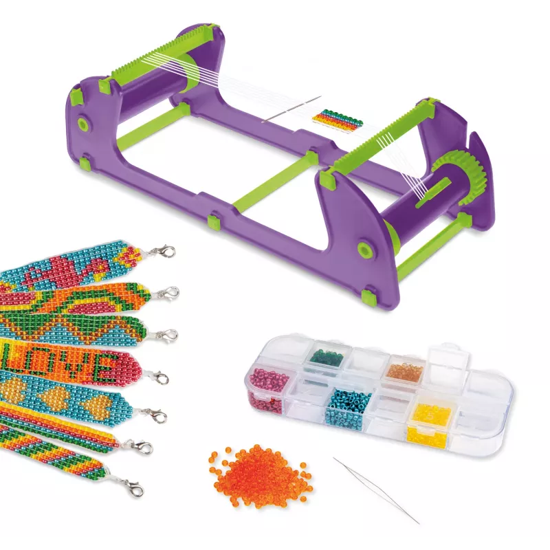 Bead Weaving Frame Lena 42722 Rocailles — adjustable height, lightweight crafting loom