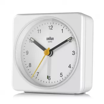 Braun BC03W Quartz alarm clock White