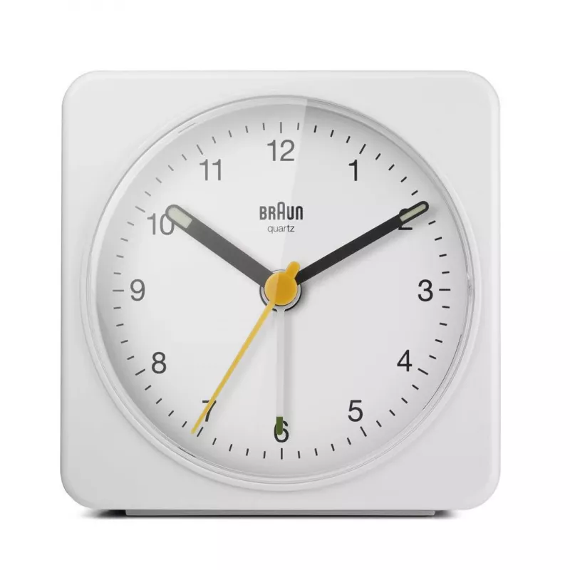 Braun BC03W Quartz alarm clock White