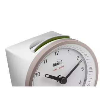 Braun BC07 Quartz alarm clock Pink, White