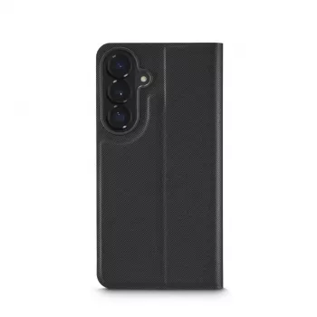HAMA folio mobile phone case for 17 cm (6.7 inch) screens — compatible with Samsung Galaxy S26+, black, 2 card pockets, desktop stand