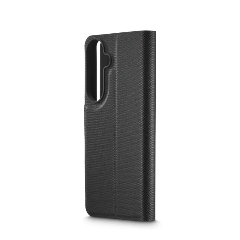 HAMA folio mobile phone case for 17 cm (6.7 inch) screens — compatible with Samsung Galaxy S26+, black, 2 card pockets, desktop stand
