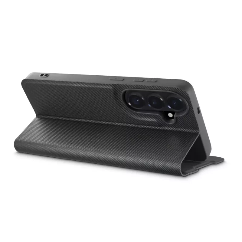 HAMA folio mobile phone case for 17 cm (6.7 inch) screens — compatible with Samsung Galaxy S26+, black, 2 card pockets, desktop stand