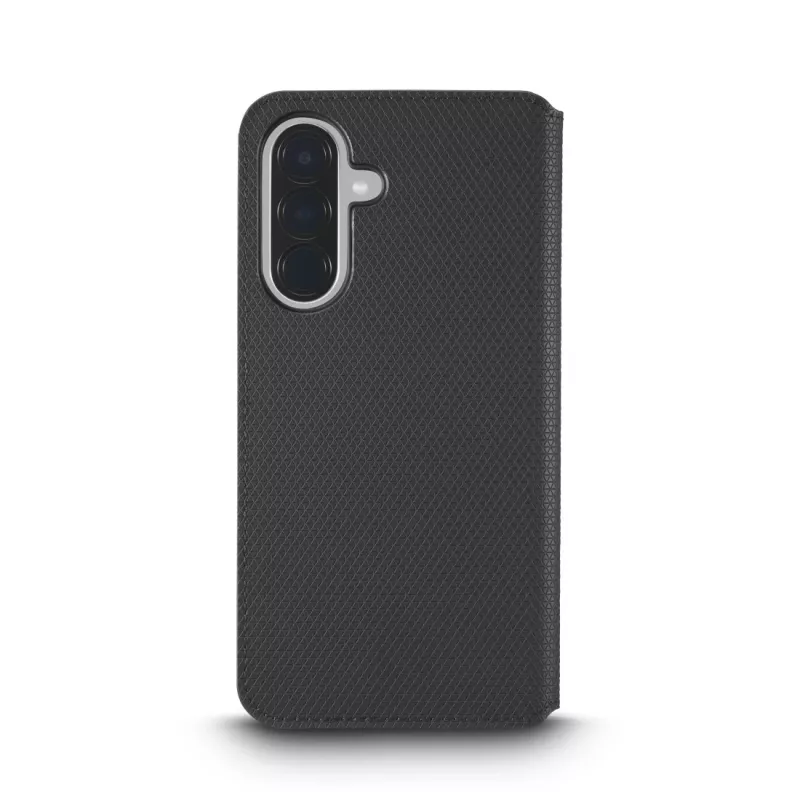 Mobile phone case white diamonds 00039091 — booklet slim folio for Samsung Galaxy A57 5G, black