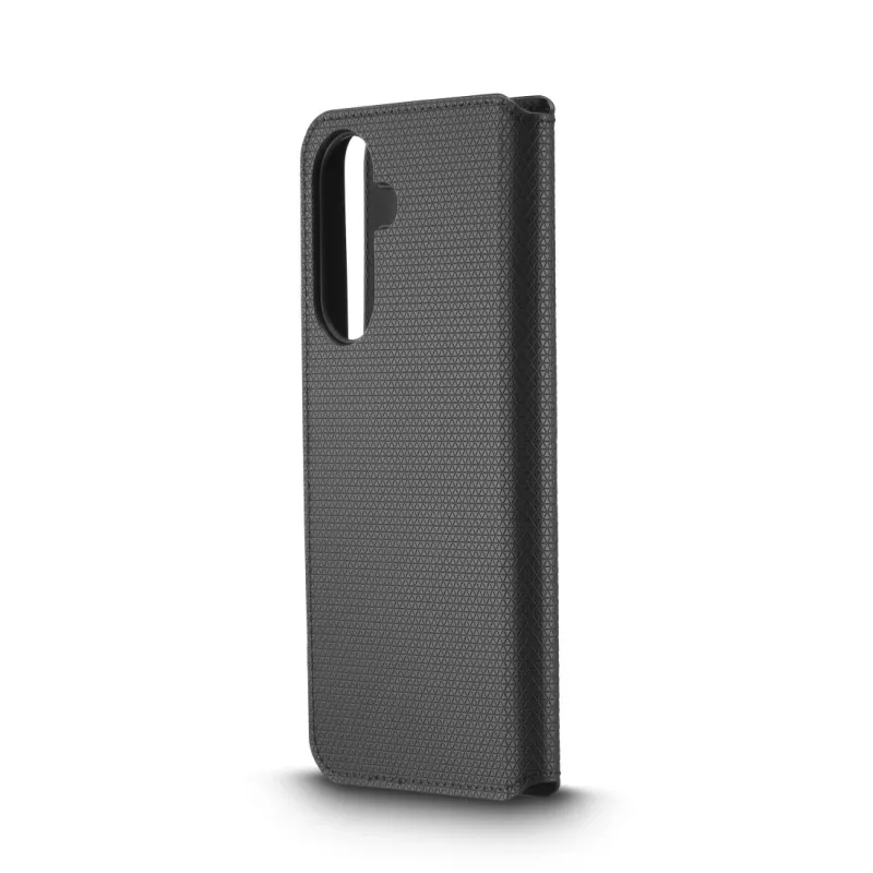 Mobile phone case white diamonds 00039091 — booklet slim folio for Samsung Galaxy A57 5G, black
