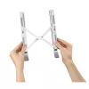 Hama Aluminium Laptop stand Silver 39.1 cm (15.4 inch)