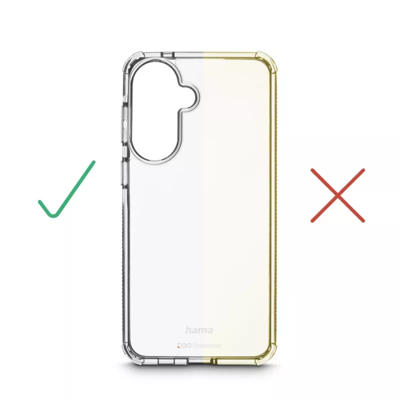 Mobile phone case HAMA 00080333 Transparent — protective TPU cover for smartphone