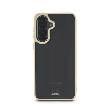 HAMA Frame Protect mobile phone cover for Samsung Galaxy A57 5G — cover type, fits 6.7 inch (17 cm) screen, beige transparent
