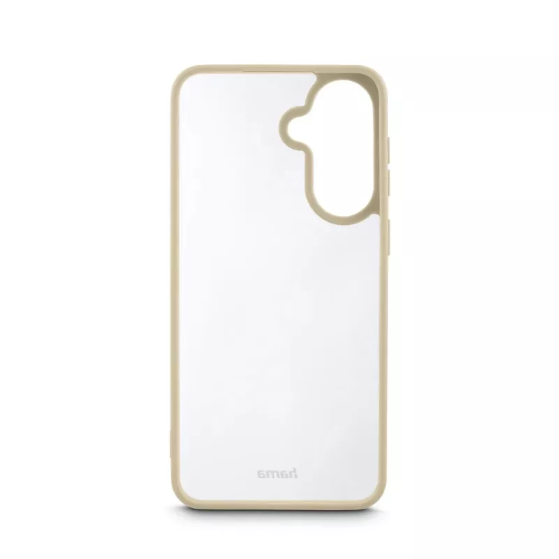 HAMA Frame Protect mobile phone cover for Samsung Galaxy A57 5G — cover type, fits 6.7 inch (17 cm) screen, beige transparent