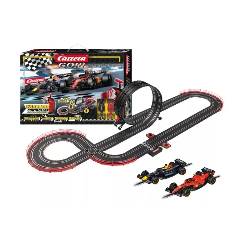Slot car set CARRERA GO!!! Racetrack Formula Free Racing wireless 20062581