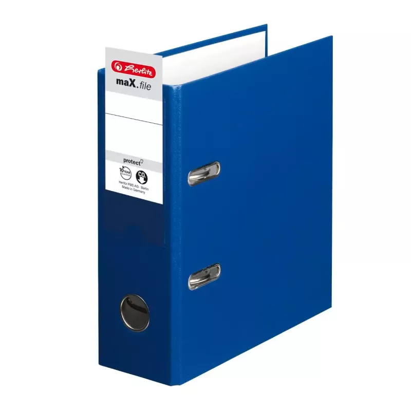 Ring binder HERLITZ 10842326 A5, black, spine 7.5 cm