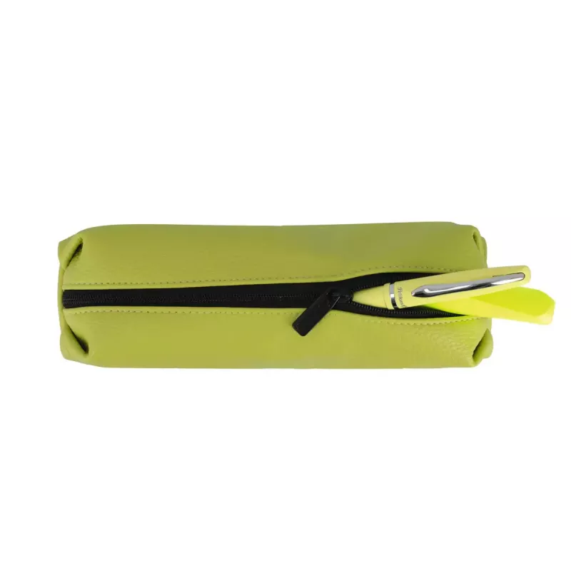 Pencil Case Herlitz Origami Apple Soft Polyurethane Green 200x65x35mm