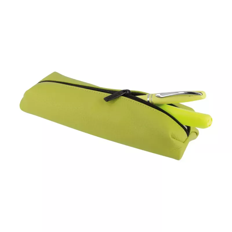 Pencil Case Herlitz Origami Apple Soft Polyurethane Green 200x65x35mm