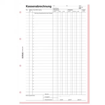 Accounting Form Book Herlitz 882415 A4 100 Pages